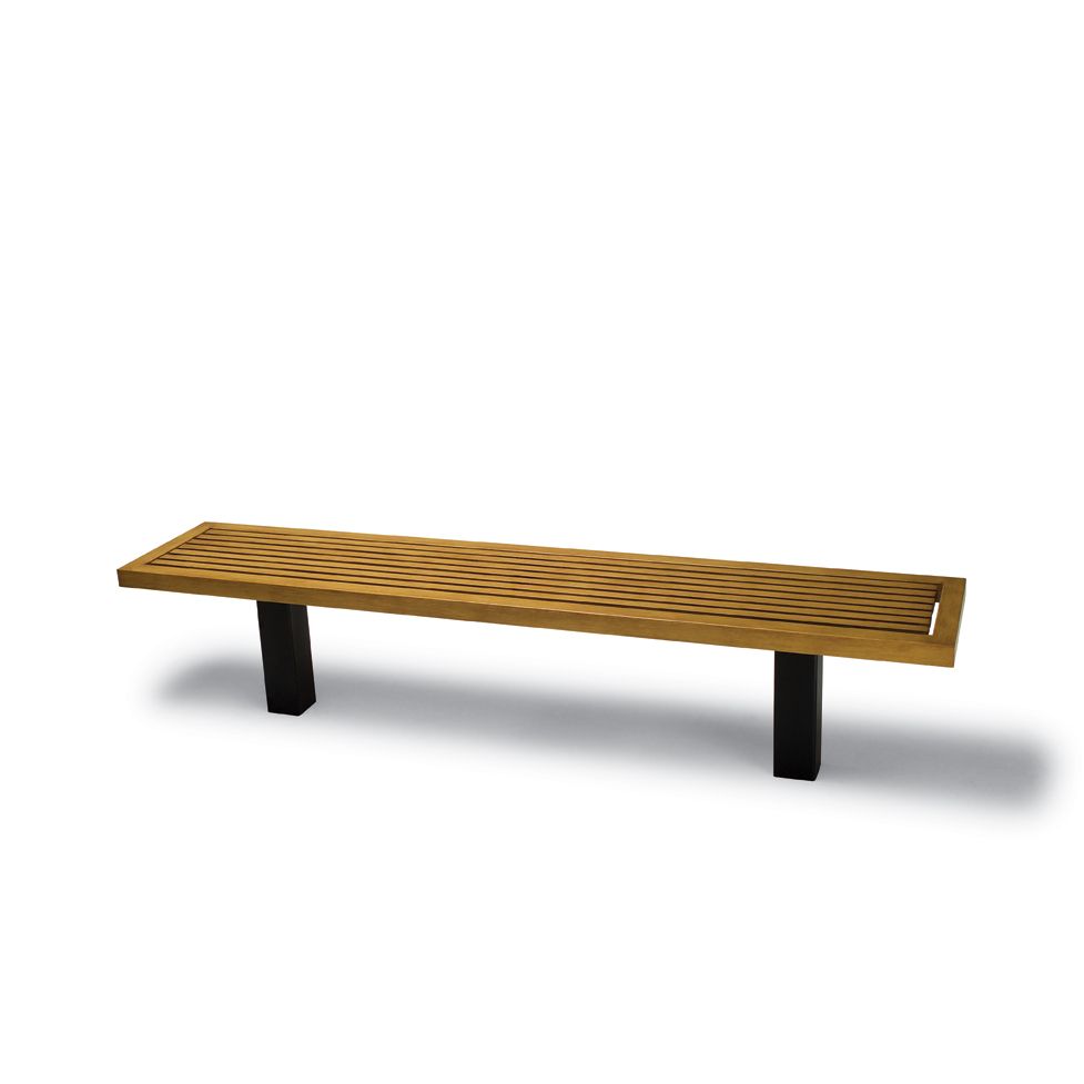 7 foot Outdoor Bench without back, without arms