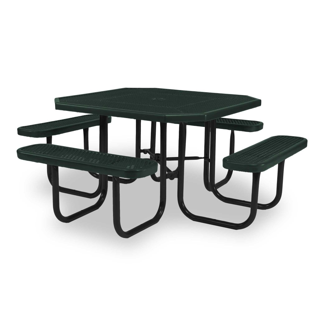 Octagon shaped picnic table