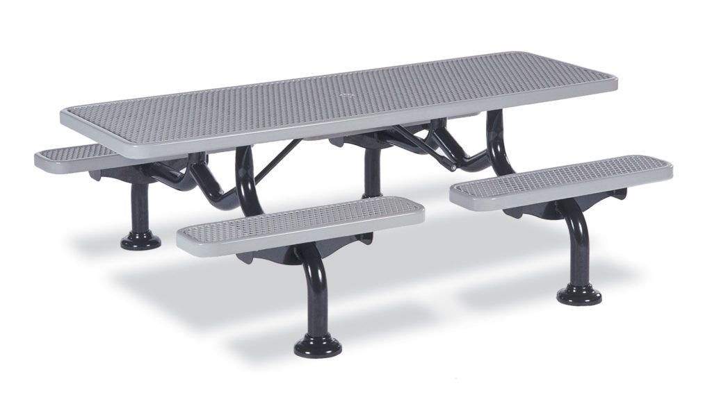 Grey Outdoor Picnic Table