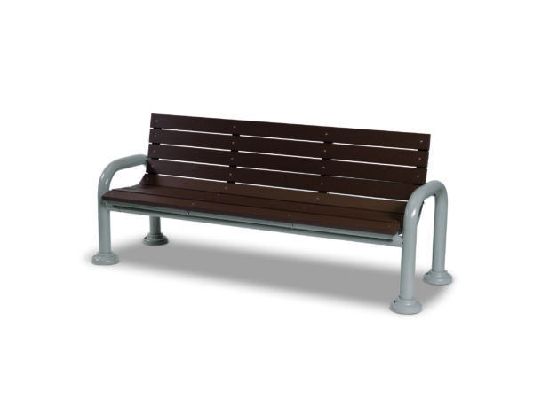 Brown Outdoor Bench
