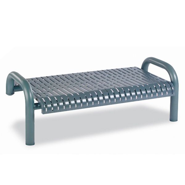 4-6 Foot Backless Outdoor Bench from the Contemporary Collection