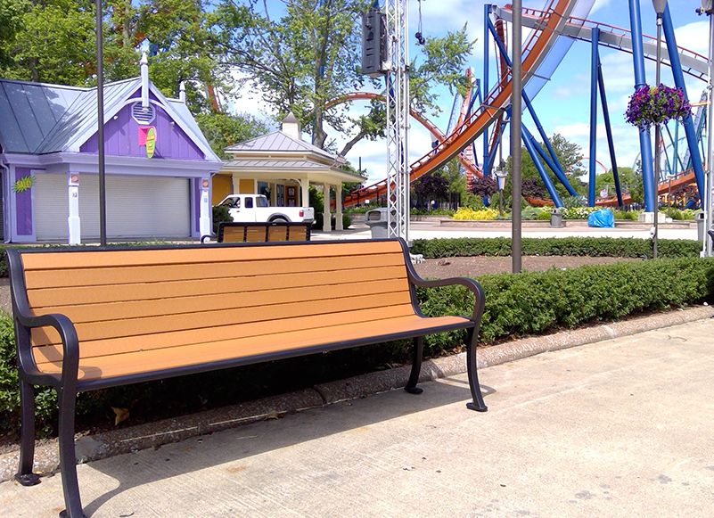 Amusement park seating