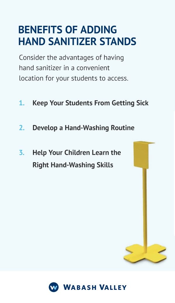 Benefits of adding hand sanitizer stands