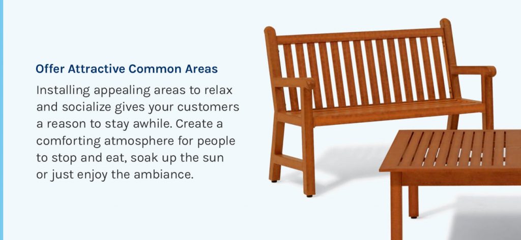 Offer Attractive Common Areas
