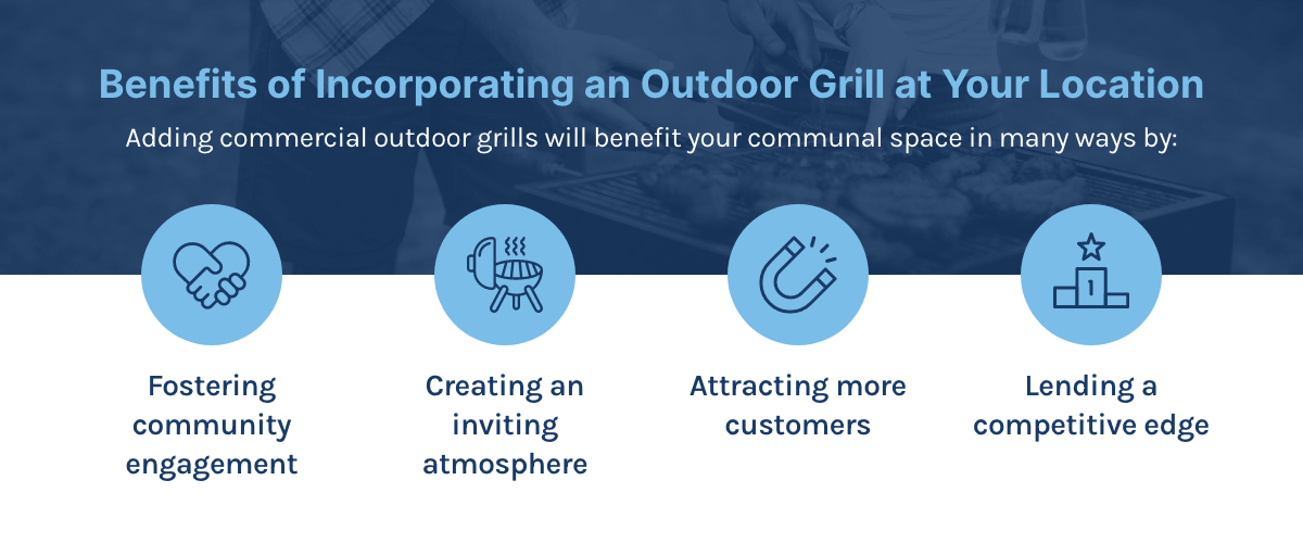 Benefits of an Outdoor Grill Micrographic