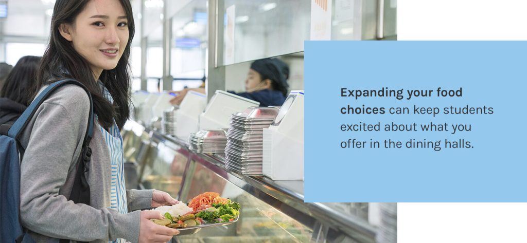 Expanding food choices