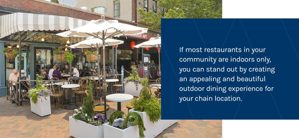 Outdoor dining