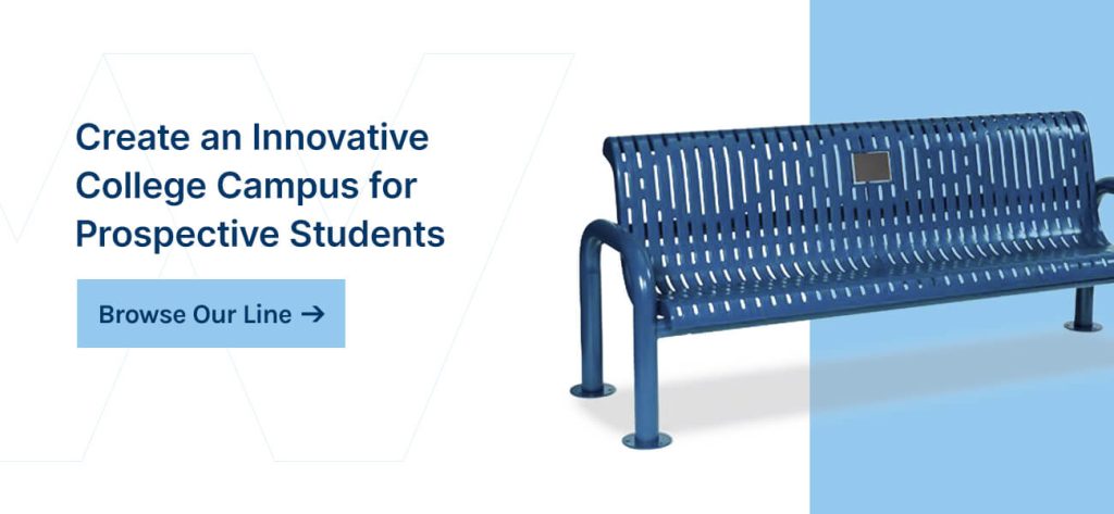 Create an innovative college campus for prospective students