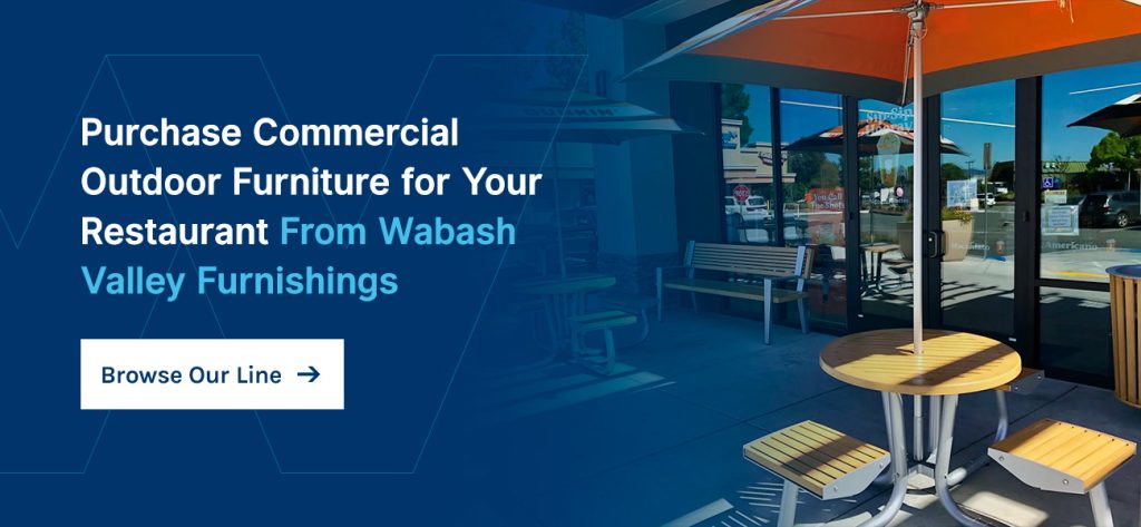 Purchase Commercial Outdoor Furniture for Your Restaurant From Wabash Valley Furnishings