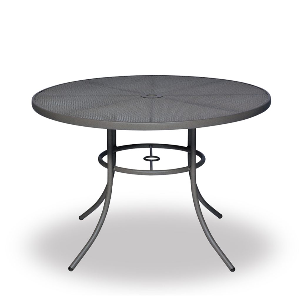 Black Round Outdoor Table