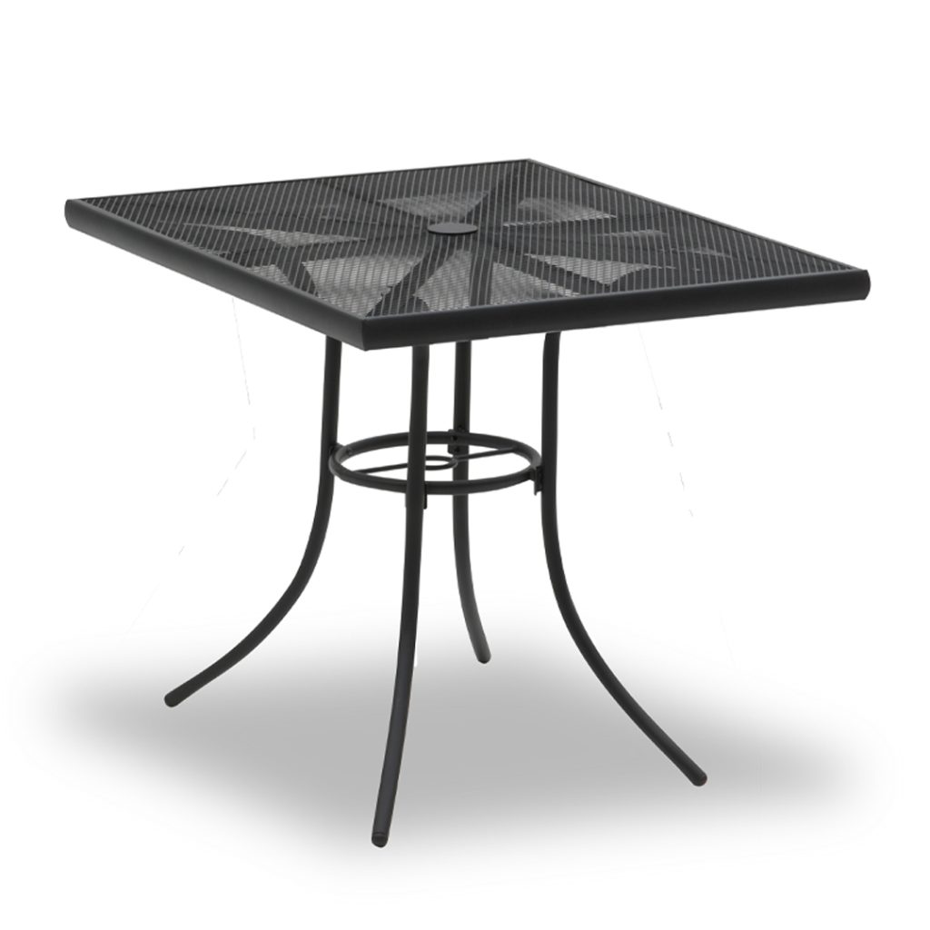 Black Square Outdoor Table