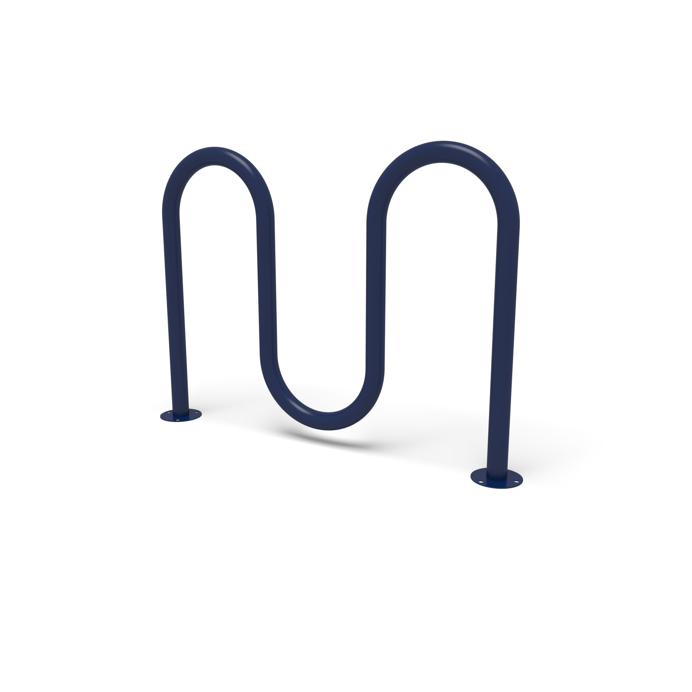 Serpentine Bike Loop 5 Bike Rack Outdoor Bicycle Storage