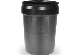 outdoor trash receptacle liner, black